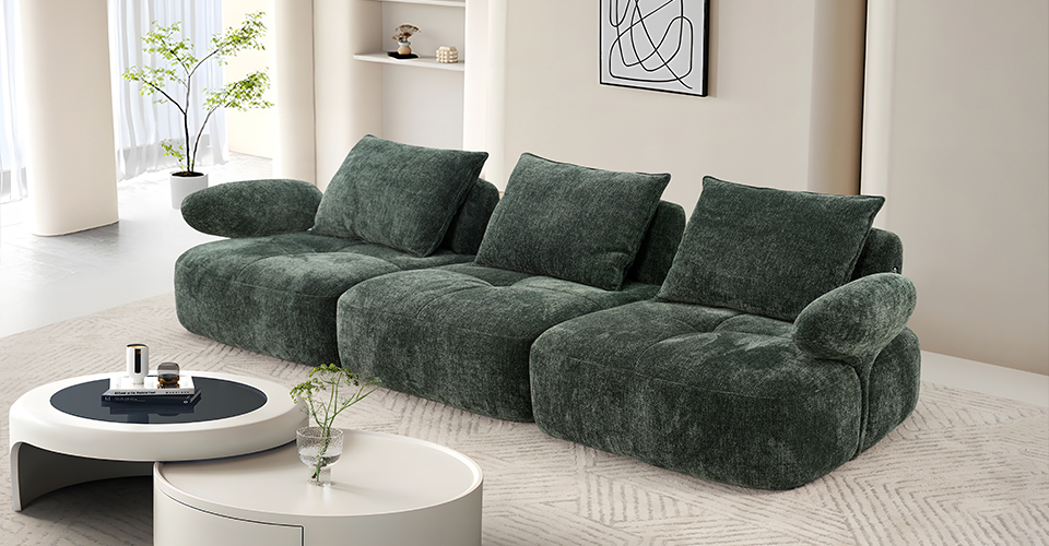 150橄榄球布艺沙发